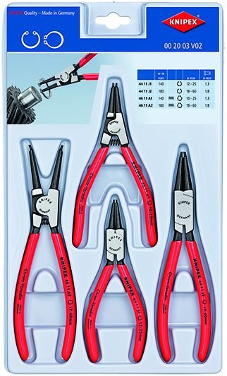 KNIPEX 00 20 03 V02 SEGMAN PENSE SETİ