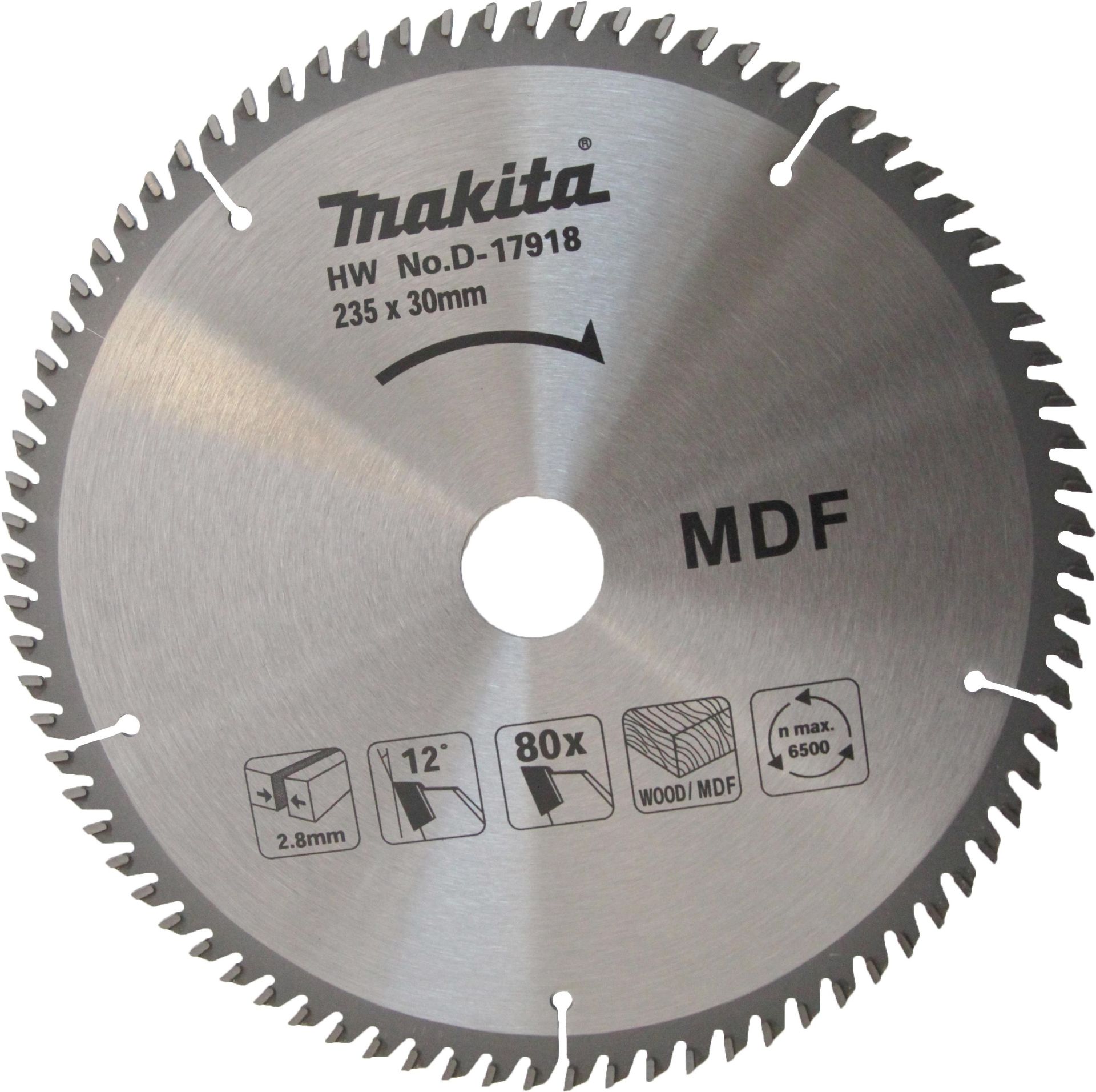 MAKITA D-17918 TCT TESTERE 230X30X80T