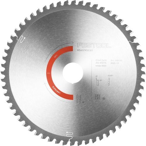 Daire testere bıçağı HW 216x2,3x30 WZ/FA60 LAMINATE/HPL