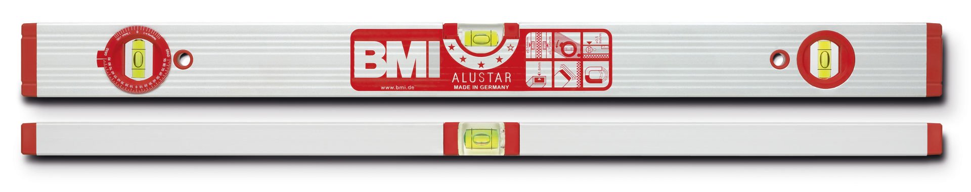 BMI ALUSTAR 691060 ALÜMİNYUM SU TERAZİSİ 60cm