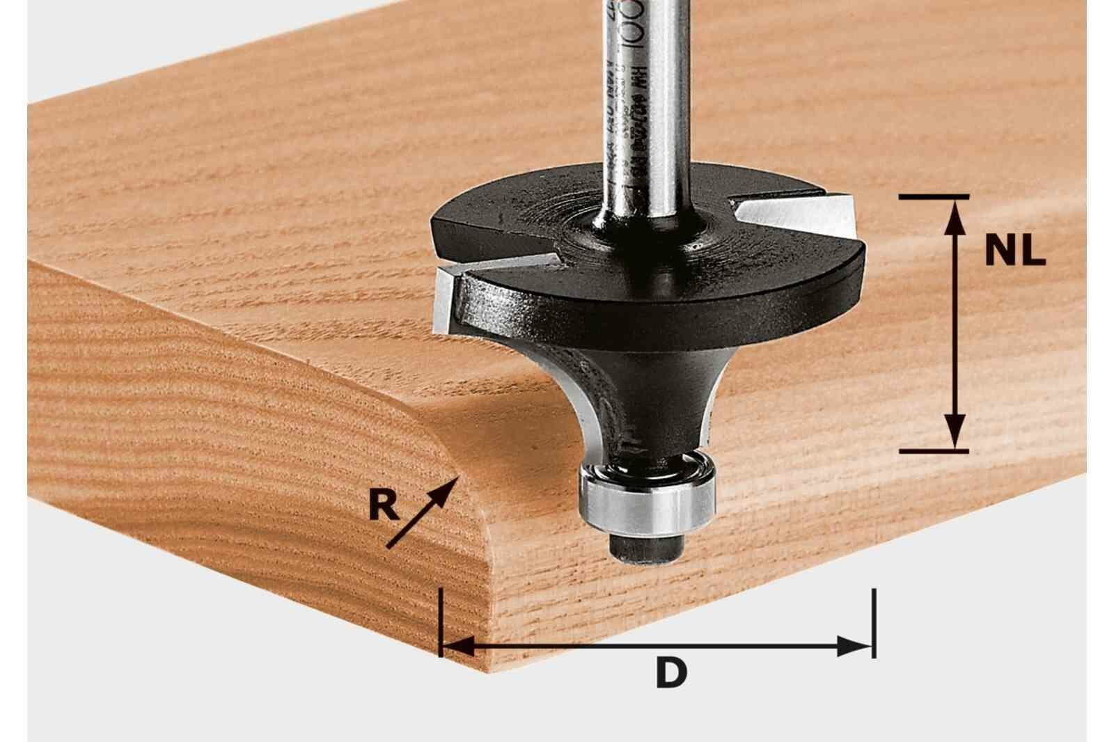 Yuvarlatma freze bıçağı HW S8 D42,7/R15 KL