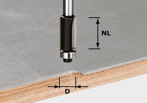 Aynı hizada frezeleme freze bıçağı HW S8 D12,7/NL25