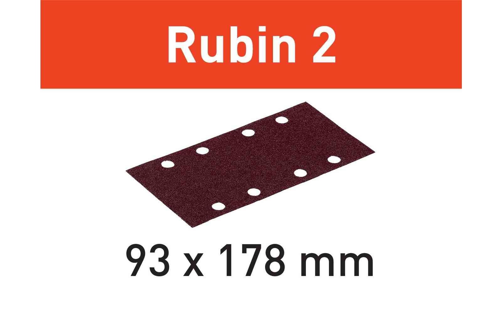 Zımparalama çizikleri STF 93X178/8 P40 RU2/50 Rubin 2