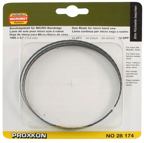PROXXON 28174 İNCE DİŞ ÇELİK VE PİRİNÇ KESME TESTERESİ