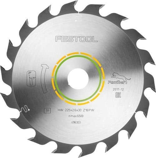 Daire testere bıçağı HW 225x2,6x30 PW18 WOOD RIP CUT