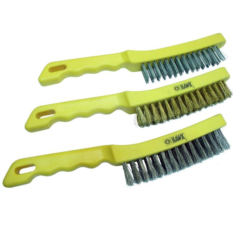 HAWK HA10196 GALVANİZ TELLİ PLASTİK SAPLI EL TİPİ FIRÇA