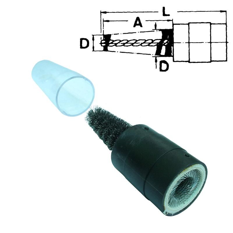 HAWK HA10199 AKÜ BAȘI TEMİZLEME FIRÇASI (PLASTİK GÖVDELİ)