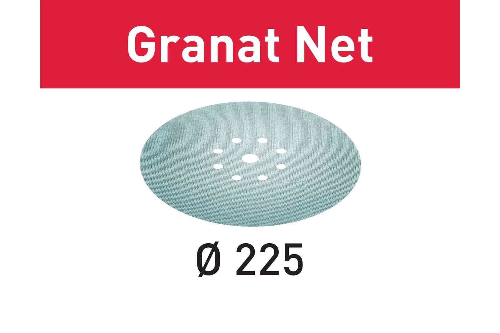 Fileli zımparalama malzemesi STF D225 P320 GR NET/25 Granat Net