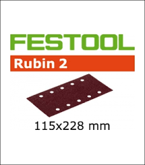 Zımparalama çizikleri STF 115X228 P120 RU2/50 Rubin 2