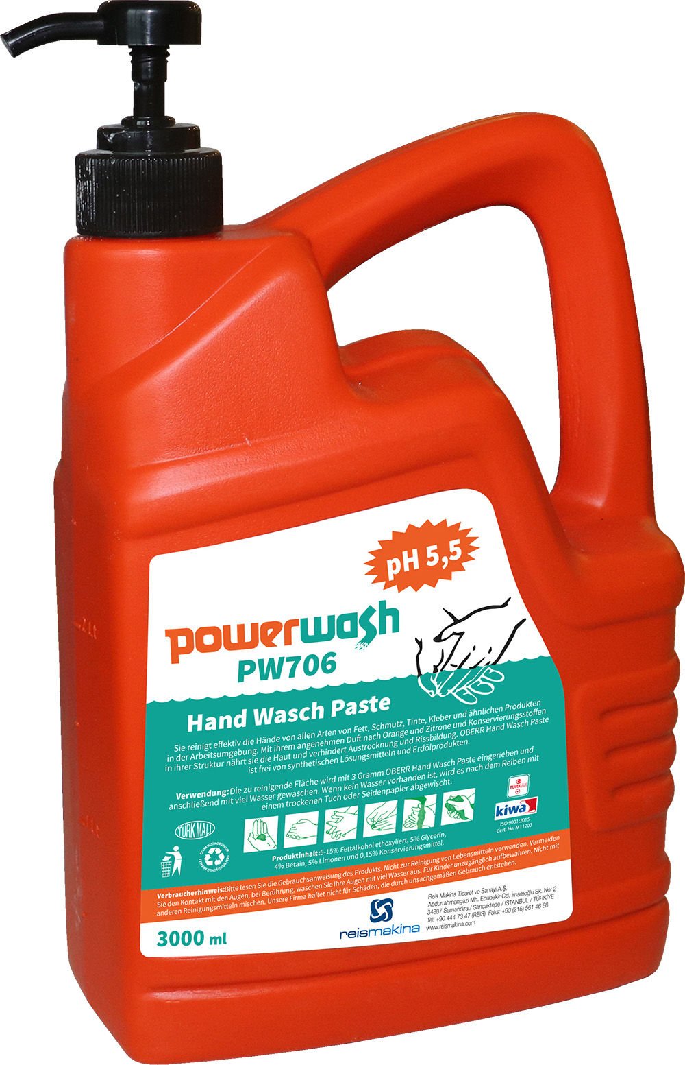 POWERWASH PW706 EL TEMİZLEME KREMİ