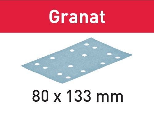 Zımparalama çizikleri STF 80x133 P40 GR/10 Granat