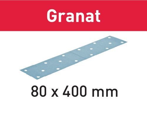 Zımparalama çizikleri STF 80x400 P40 GR/50 Granat