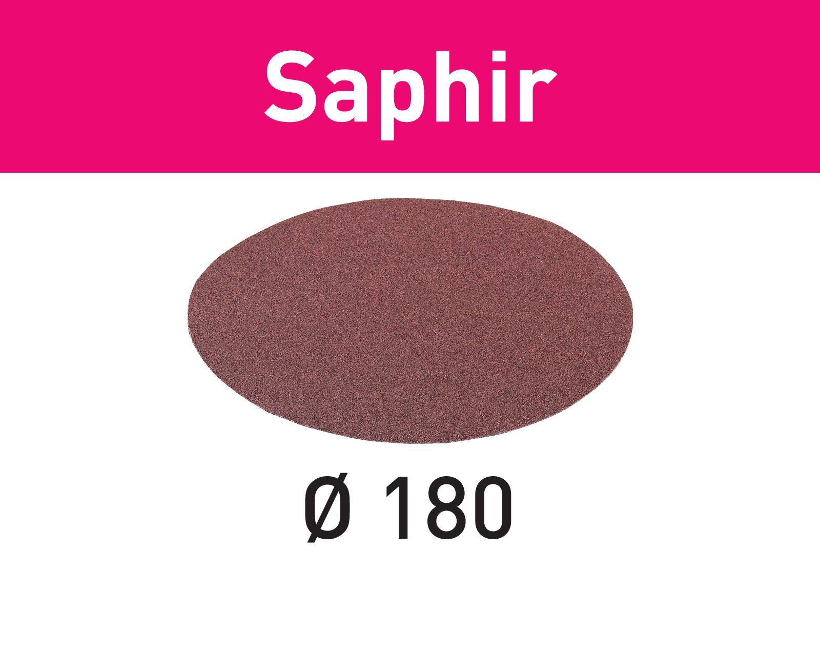 Taşlama taşı STF D180/0 P80 SA/25 Saphir