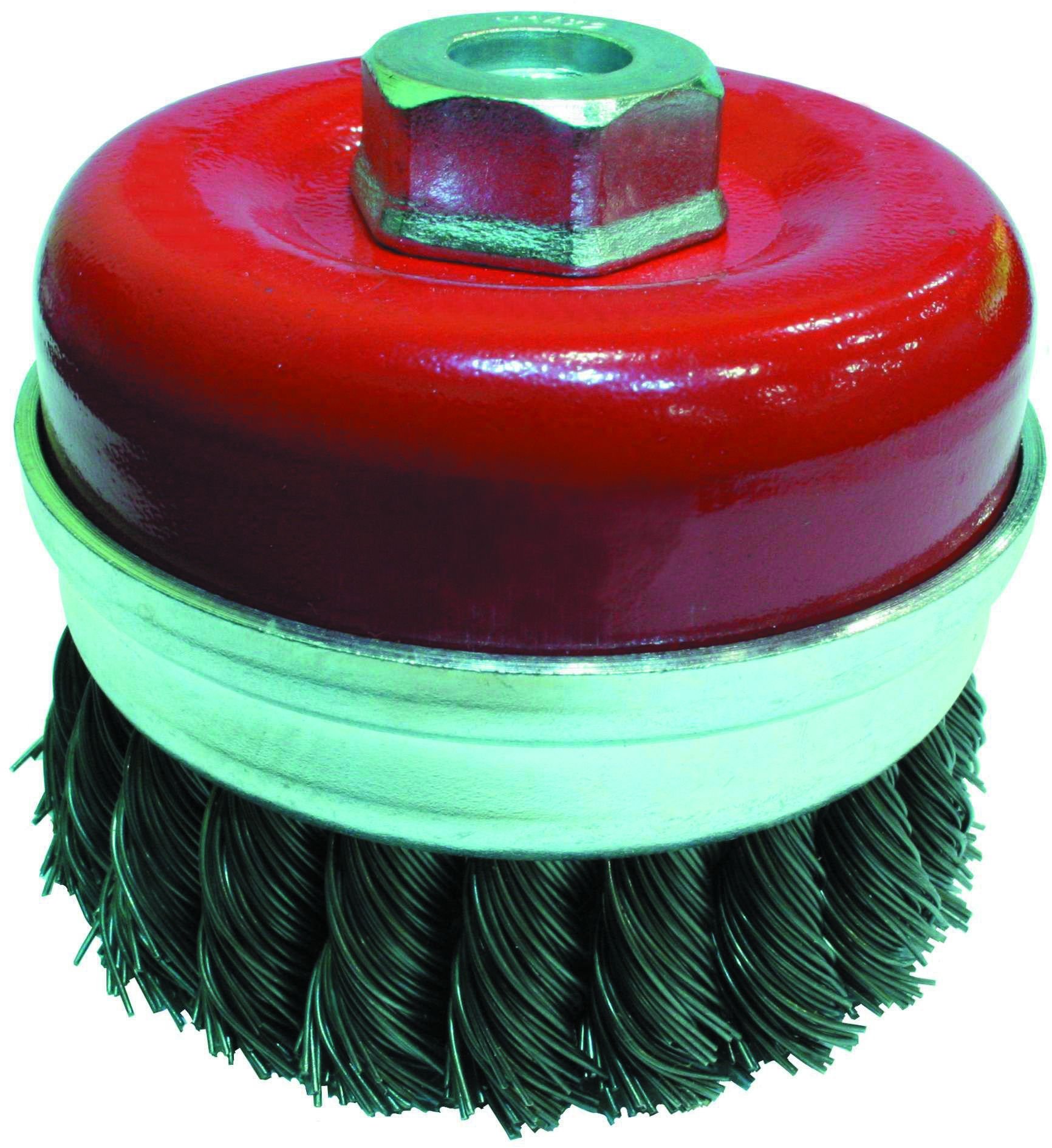 PARTNER PT02040 GRİ BURMA TELLİ M14 VİDALI ÇANAK FIRÇA