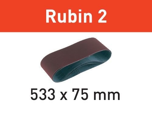 Zımpara bant L533X 75-P100 RU2/10 Rubin 2