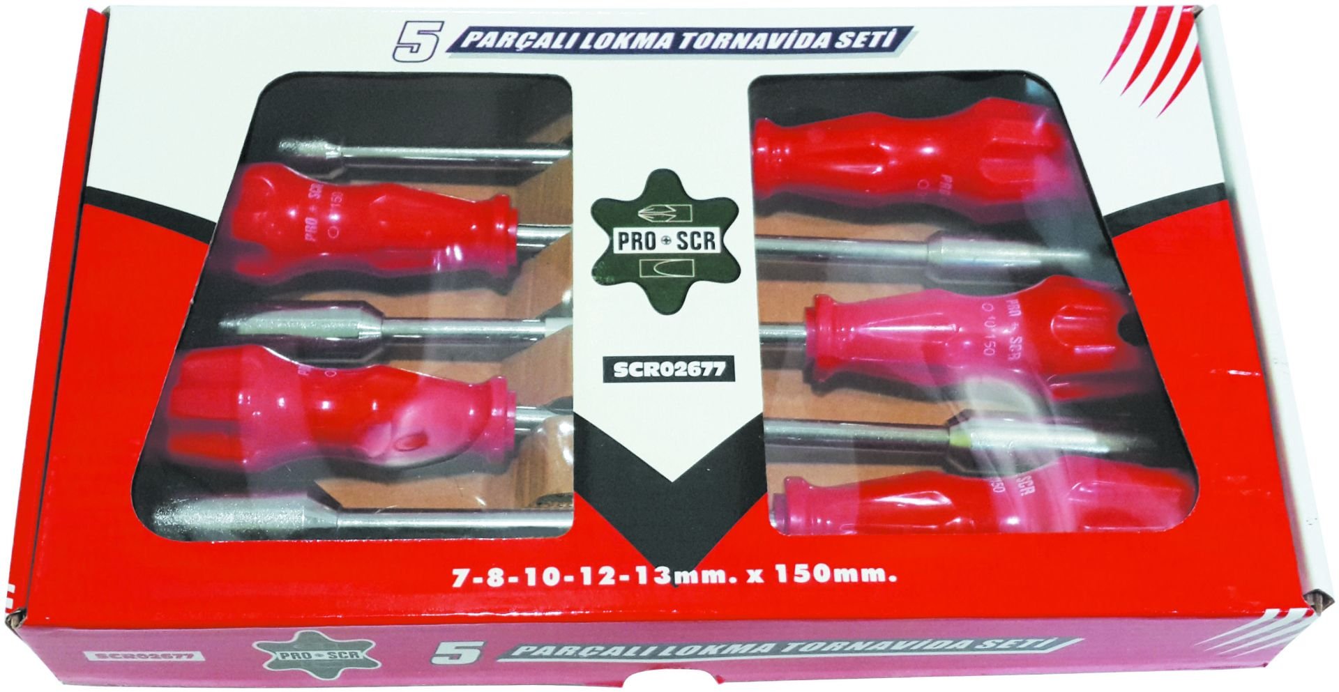 PROSCR SCR02649 - 6'LI YILDIZ TORNAVİDA SETİ