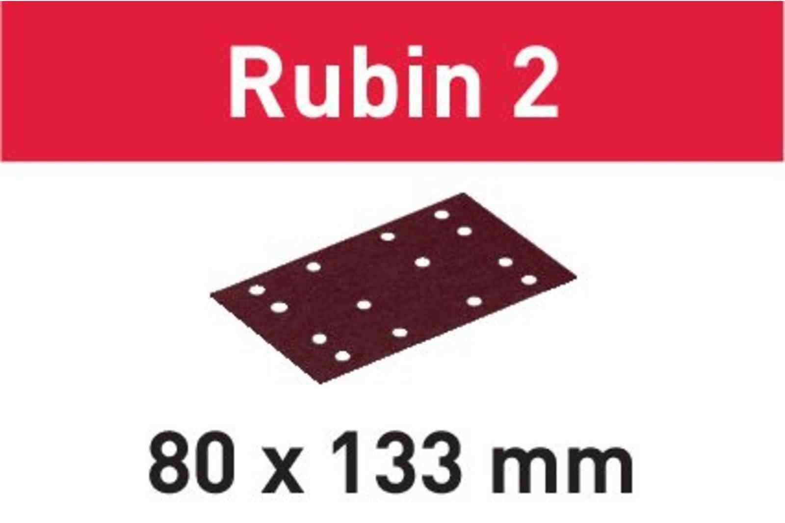 Zımparalama çizikleri STF 80X133 P60 RU2/50 Rubin 2