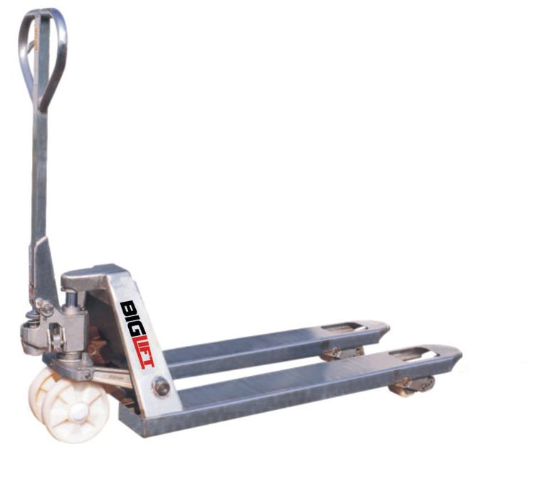 GALVANİZ - POLYAMİD TEKERLEKLİ TRANSPALET 2000 kg