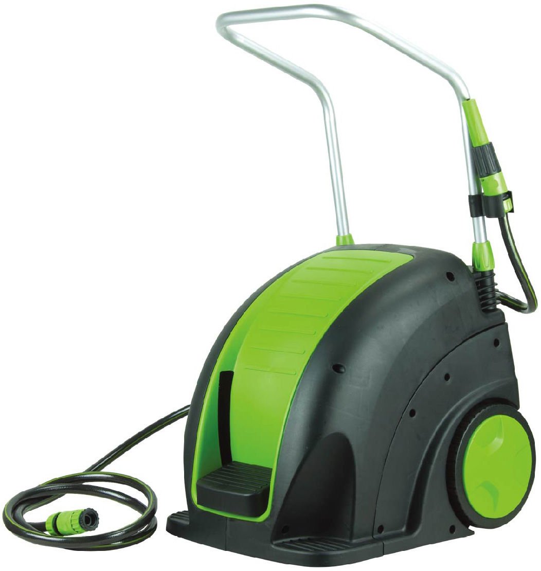 DAYE DY 609 A TEKERLEKLİ AYAK BASAMAKLI HORTUM TAMBURU 30 M