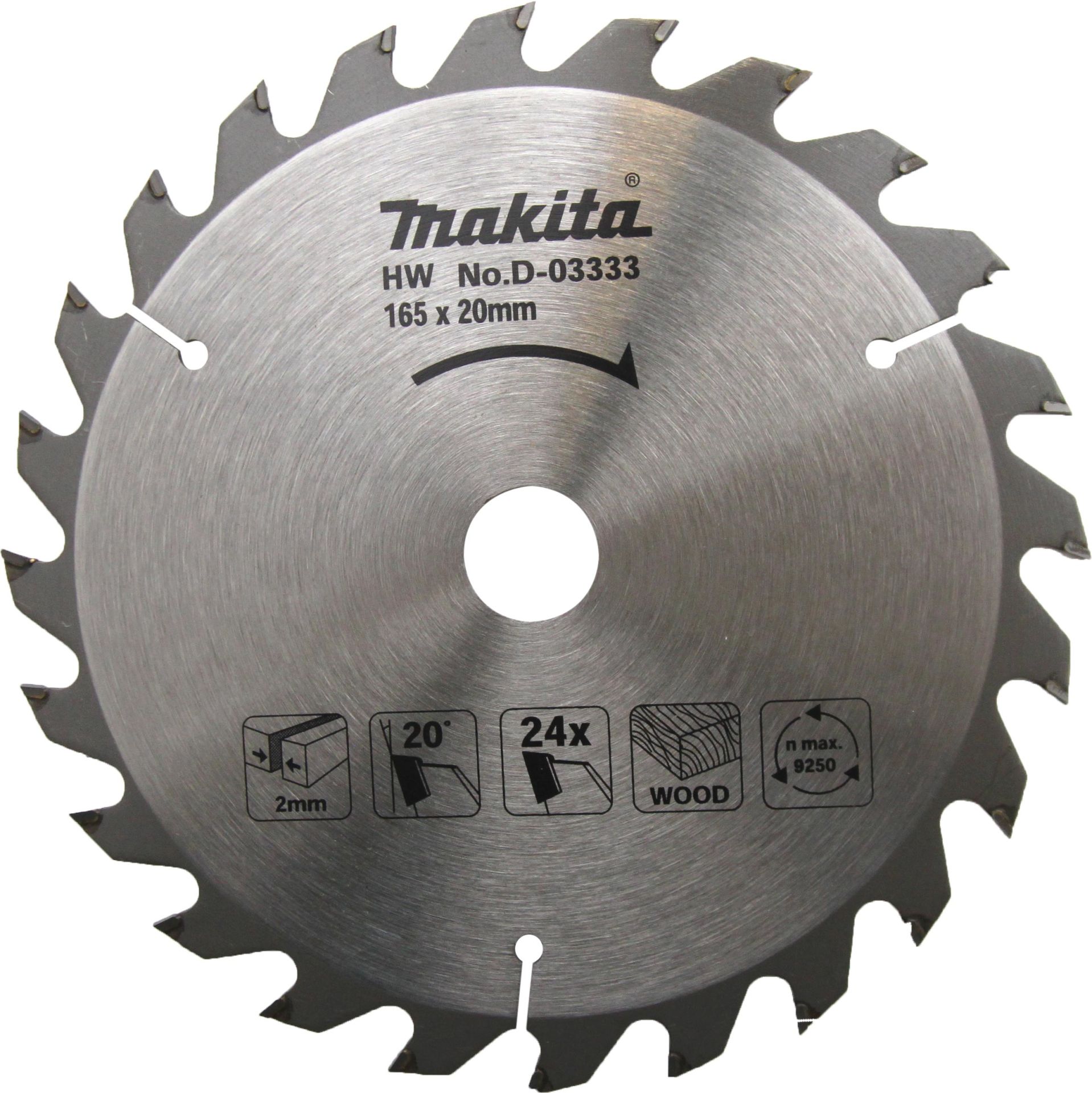 MAKITA D-03333 DAİRE TESTERE 165X24DİŞ