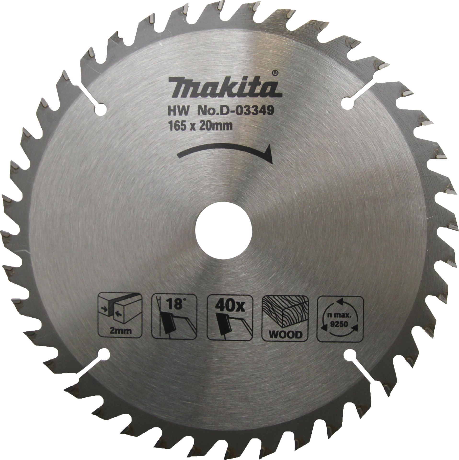 MAKITA D-03349 DAİRE TESTERE 165X40DİŞ