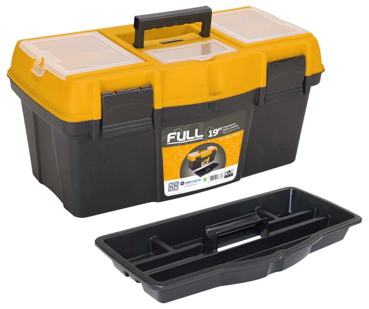 FULL PK19 PLASTİK KİLİTLİ TAKIM ÇANTASI