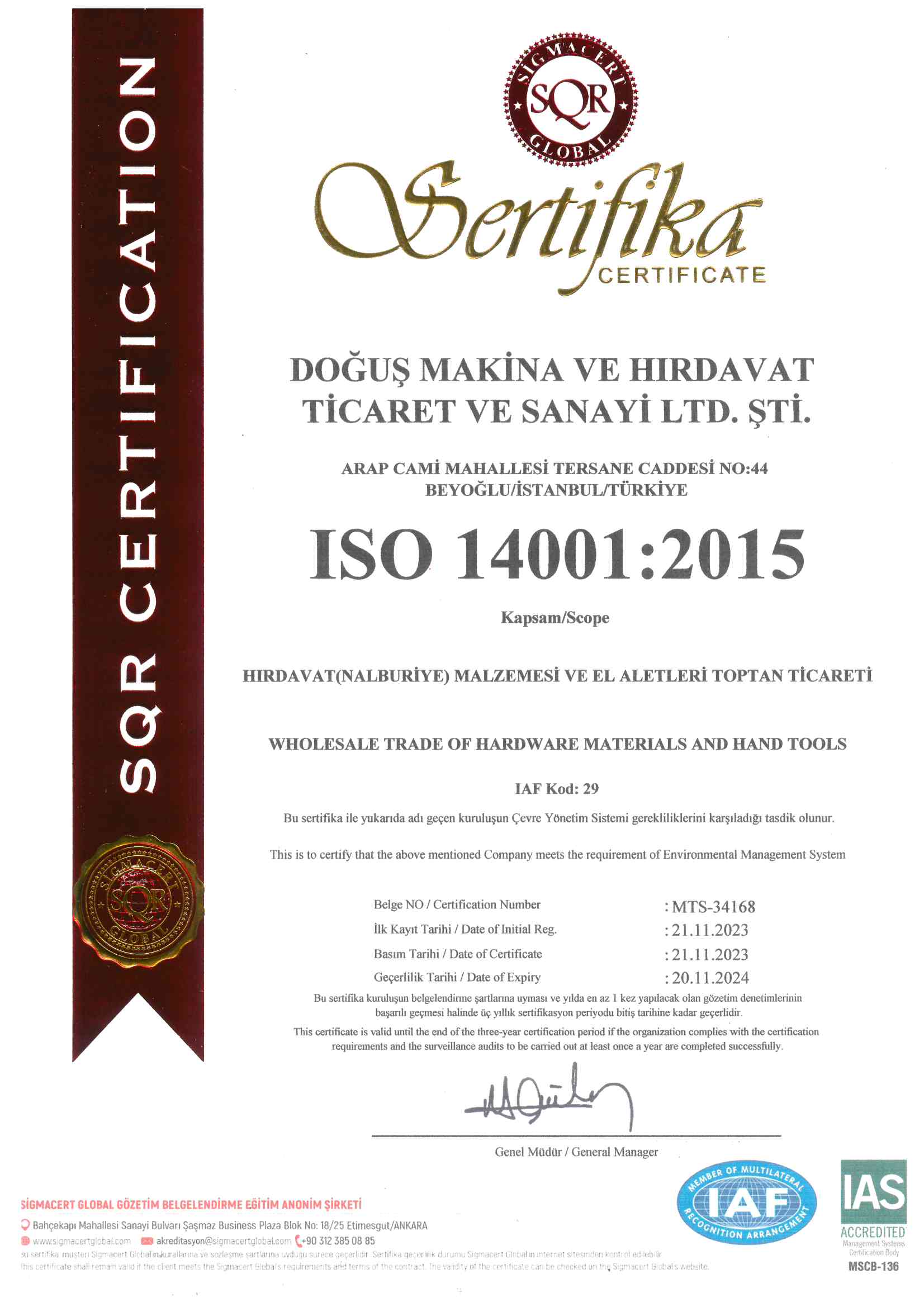 ISO 1401