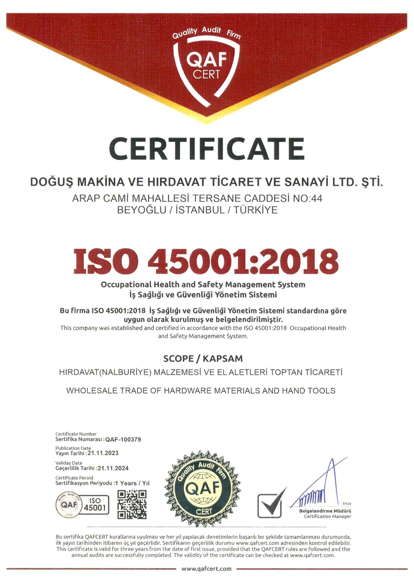 ISO 45001