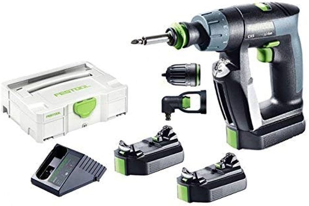 Kompakt sınıfta iki as Festool'dan yeni 18 V CXS 18 ve TXS 18 akülü vidalama makineleri