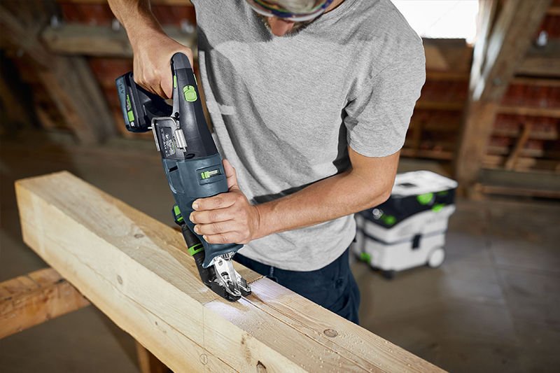 Güçlü, güvenilir, hızlı ve kablosuz Festool'dan yeni akülü panter testere RSC 18