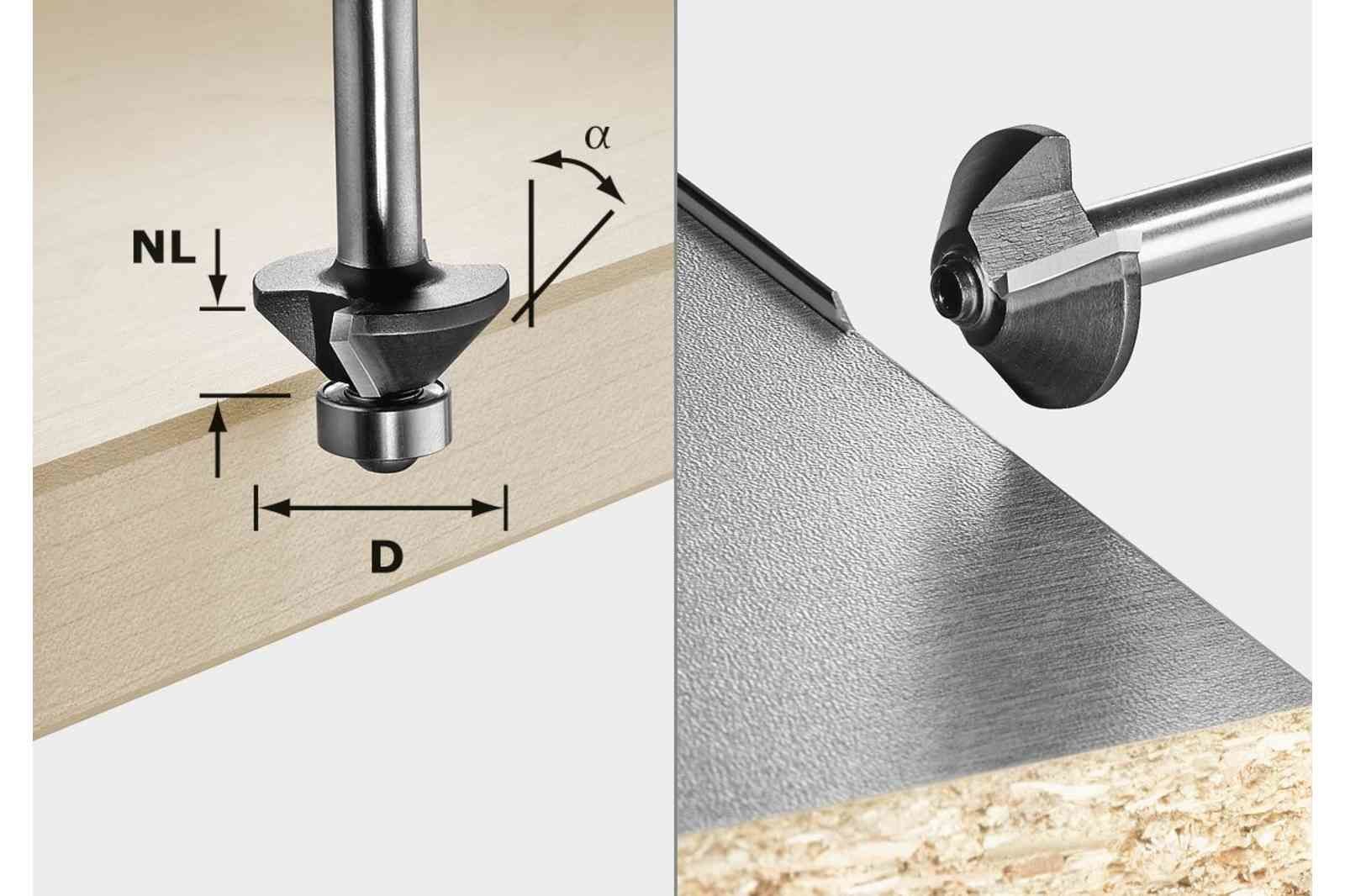 Oluk frezesi S8 HW 30° D25-KL OFK