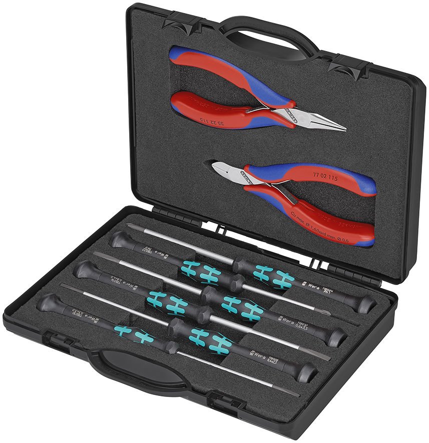KNIPEX 00 20 18 ELEKTRONİKÇİ PENSE SETİ