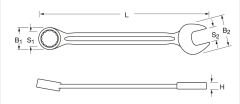 PROXXON 23918 KOMBİNE ANAHTAR 18 MM