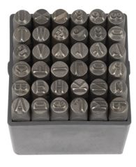 ÇELİK HARF 36 PARÇA 5 mm