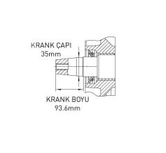 KAMA BY REİS KDL290FGE MARŞLI DİZEL MOTOR