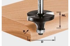 Yuvarlatma freze bıçağı HW S12 D63/32/R25