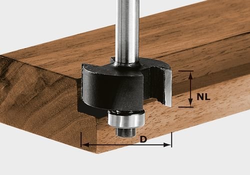 Oluk frezesi HW S8 D31,7/NL 12,7