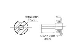 KAMA BY REİS KDK292FE MARŞLI DİZEL MOTOR