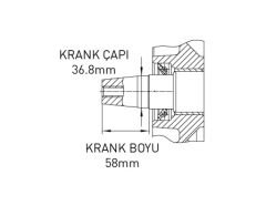 KAMA BY REİS KDK2V80GE MARŞLI DİZEL MOTOR