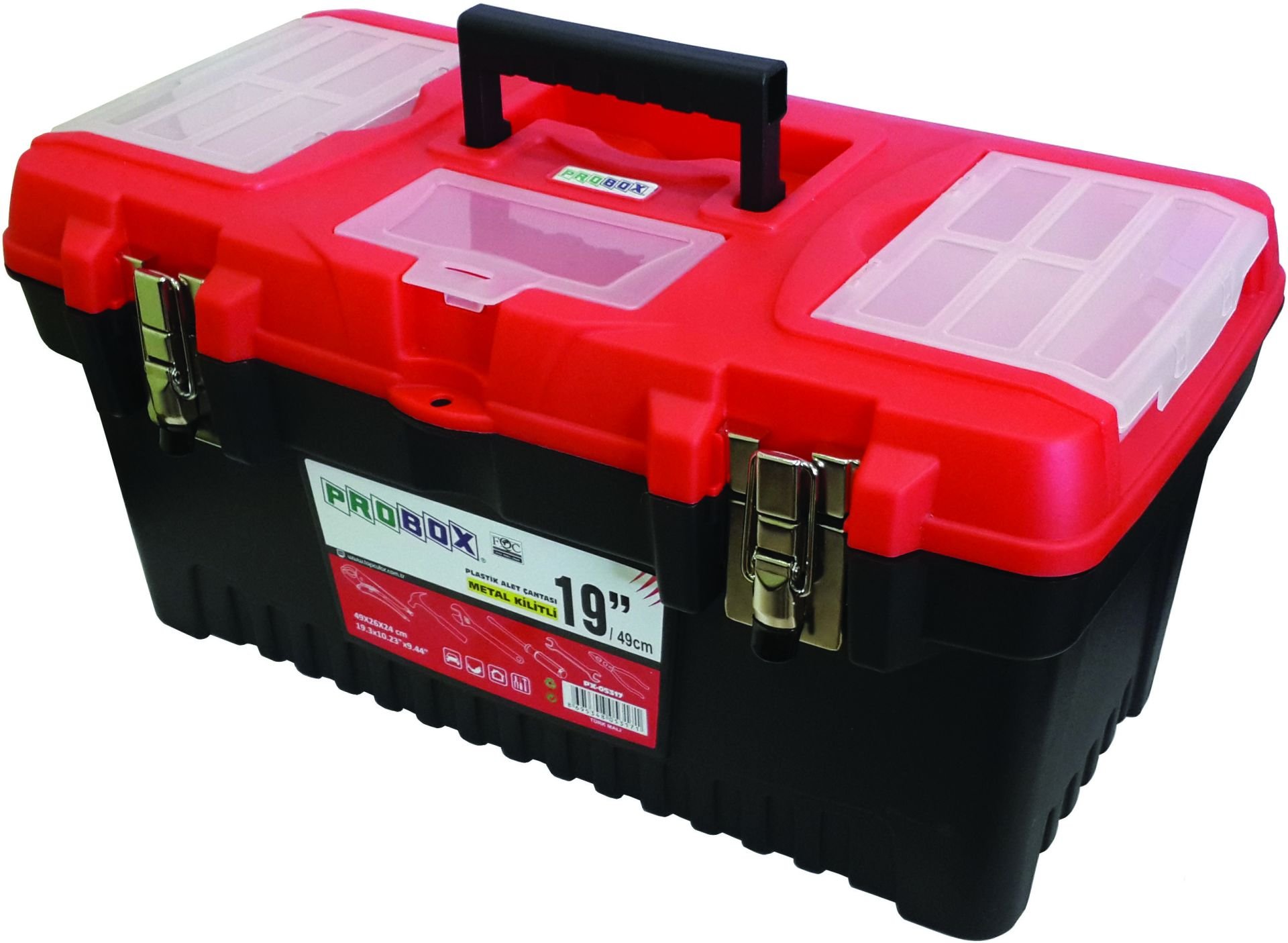 PROBOX PX05317 - 19'' METAL KİLİTLİ TAKIM ÇANTASI