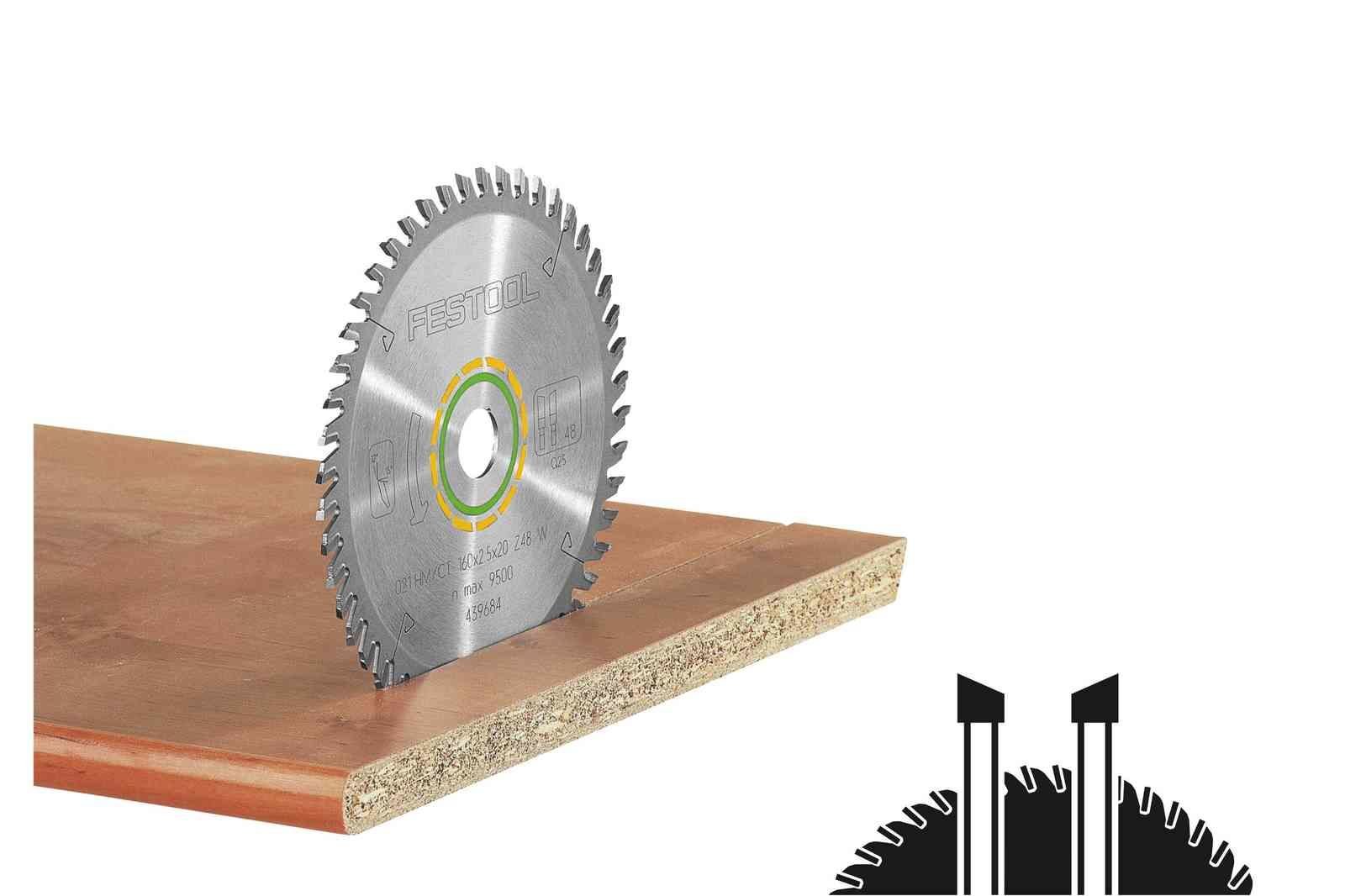 Daire testere bıçağı HW 190x2,8x30 W48 WOOD FINE CUT