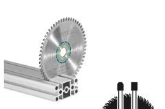 Daire testere bıçağı HW 160x2,2x20 TF52 ALUMINIUM/PLASTICS