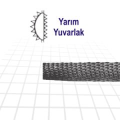 THREE FILES EĞYYI6 İNCE YARIM YUVARLAK EĞE