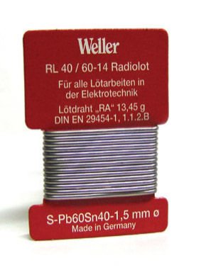 WELLER AKSESUAR RL 40/60-14 KENDİNDEN PASTALI LEHİM TELİ