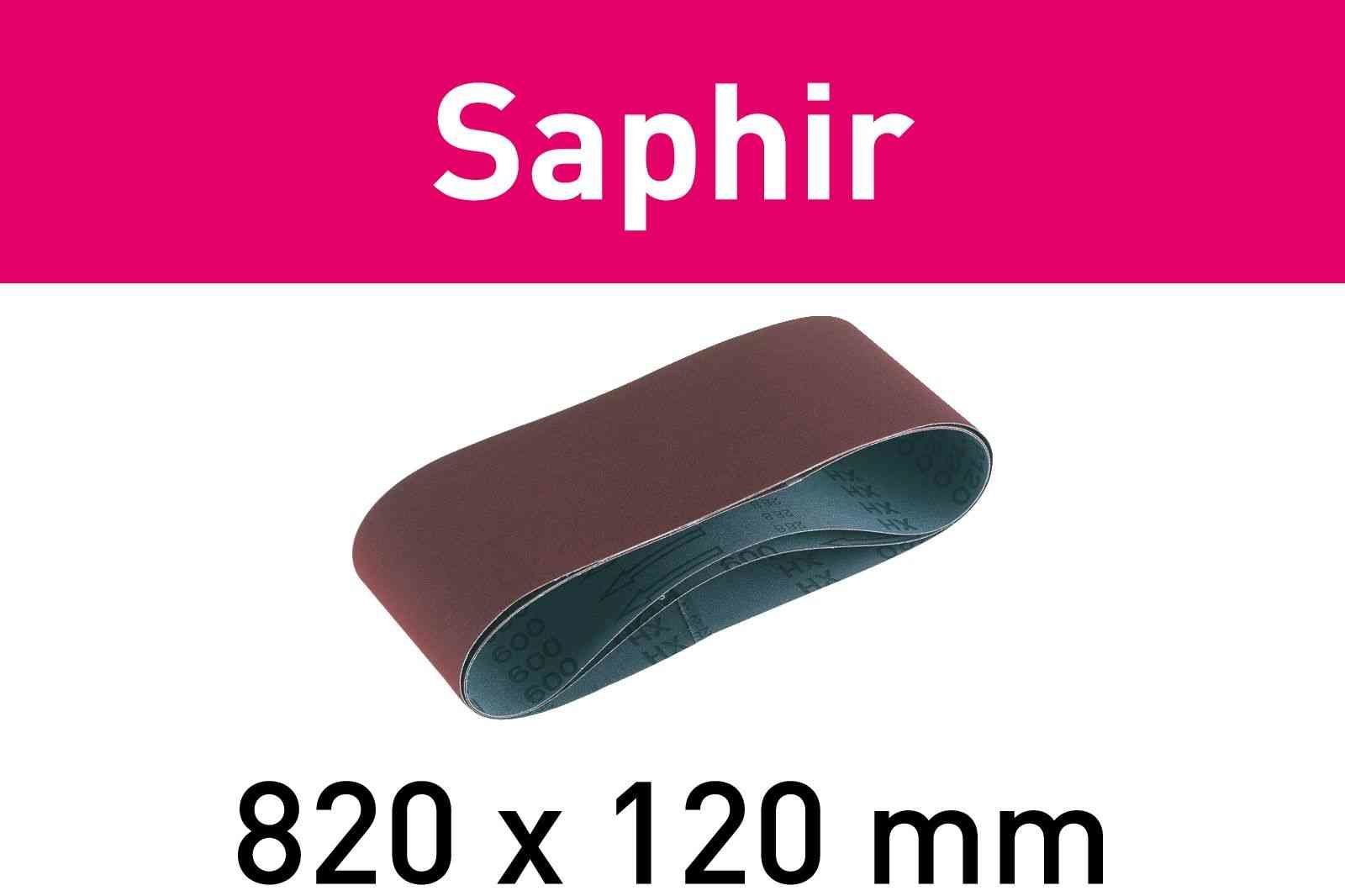 Zımpara bant 820x120-P50-SA/10 Saphir