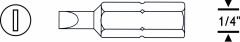 PROSCR SCR03109 - SL5.5-25MM DÜZ BİTS UÇ