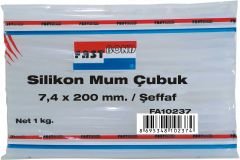 FASTBOND FA10237 ŞEFFAF İNCE SİLİKON MUM ÇUBUK