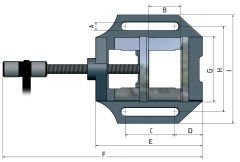 OPTIMUM MSO125 MAKİNA MENGENESİ