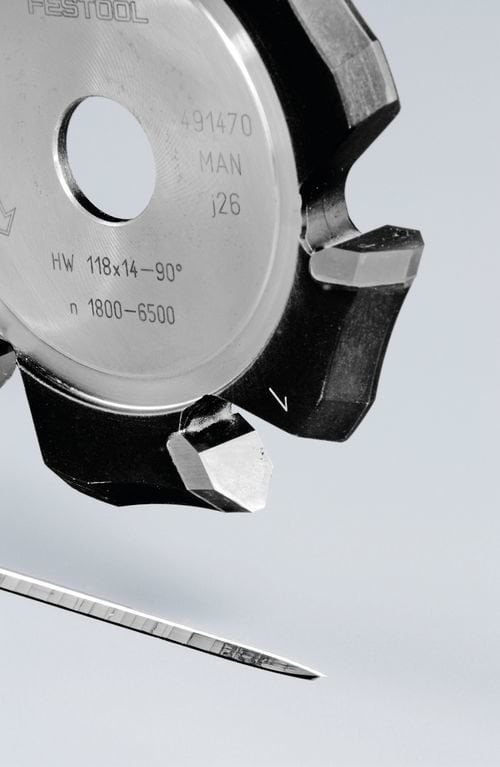 V oluğu freze ucu HW 118x14-90°/Alu