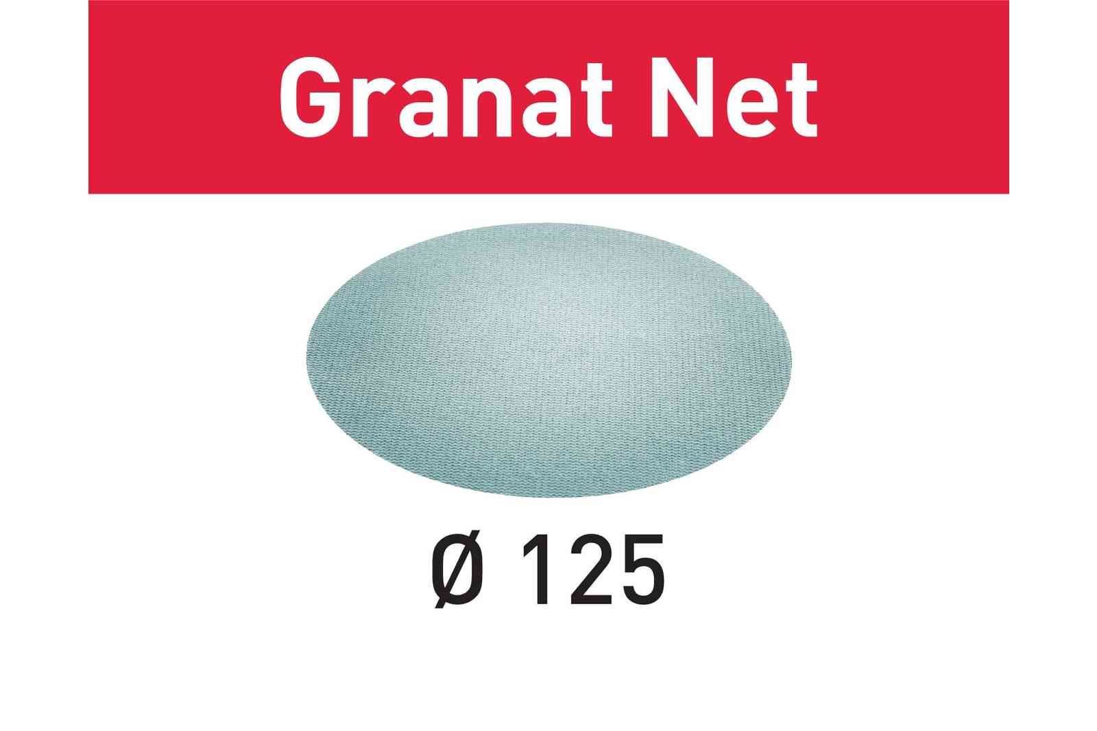Fileli zımparalama malzemesi STF D125 P220 GR NET/50 Granat Net